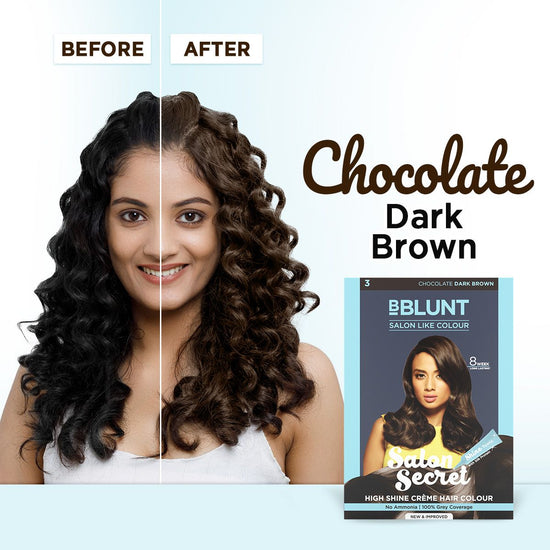 Application process of BBlunt hair colour at home