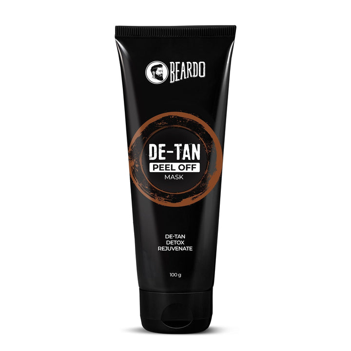 Beardo De‑Tan Peel‑Off Mask 100 g tube front view