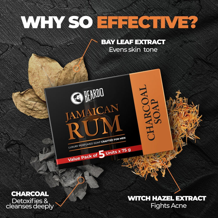 Beardo Jamaican Rum Soap – Packaging Design