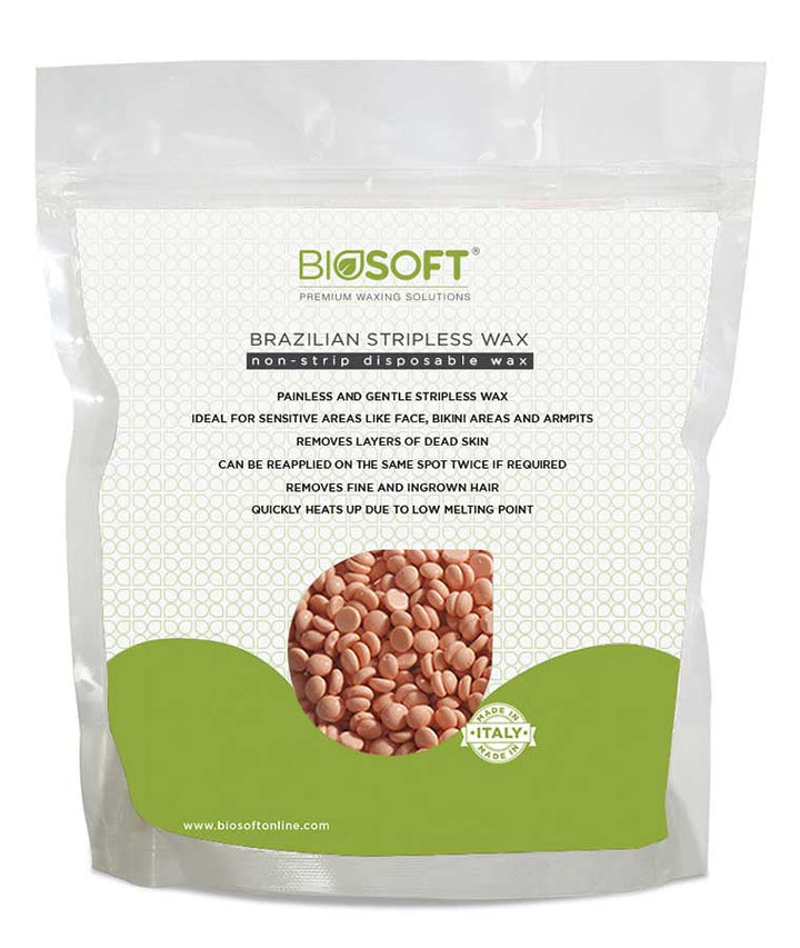 Biosoft Brazilian Bead Wax, Argan (500gm) - House of Ateeq