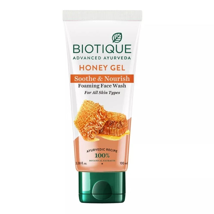 Biotique Honey Gel Soothe & Nr Face Wash 100ml - House of Ateeq