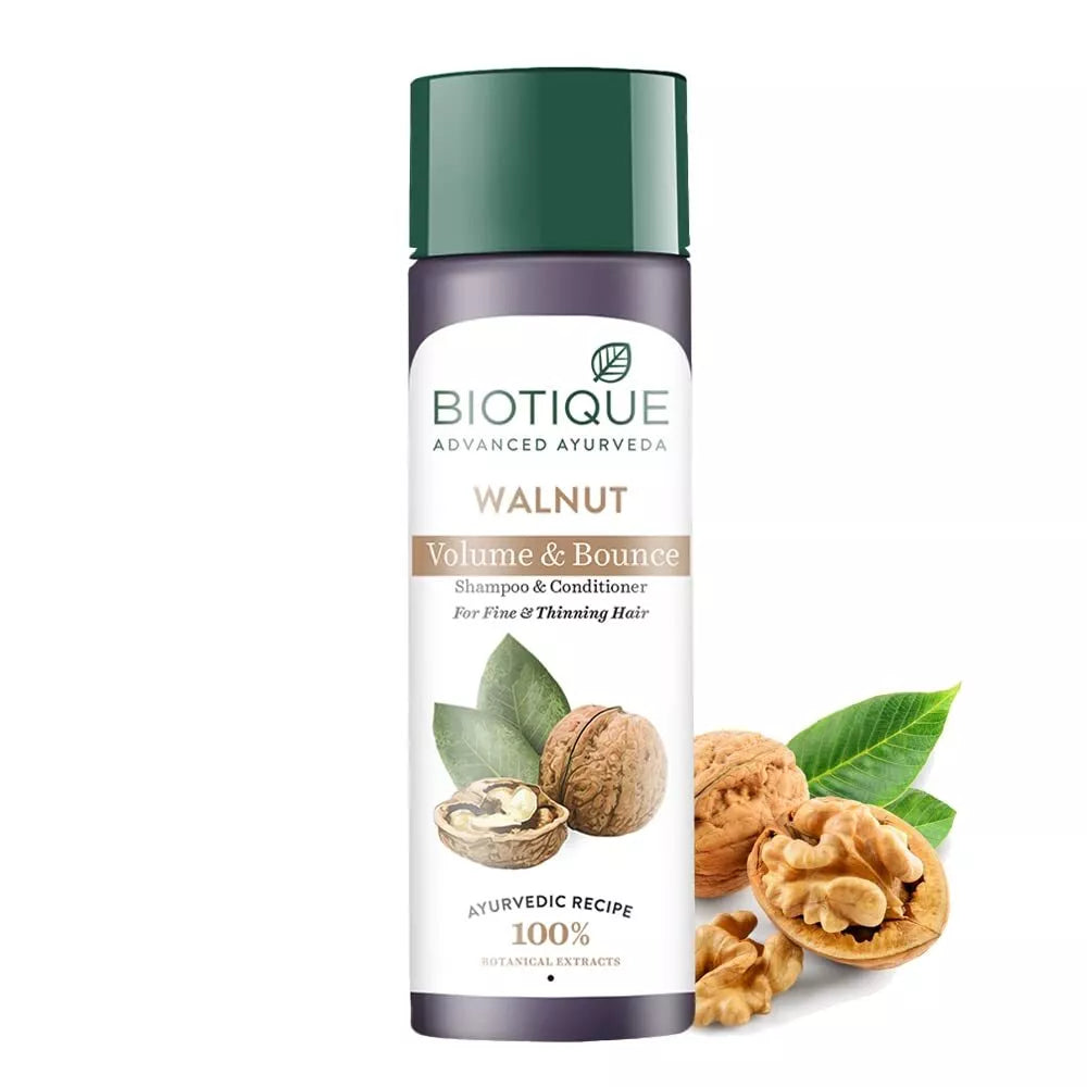 Biotique Walnut Volume & Bounce Shmp&Cnd 120ml - House of Ateeq