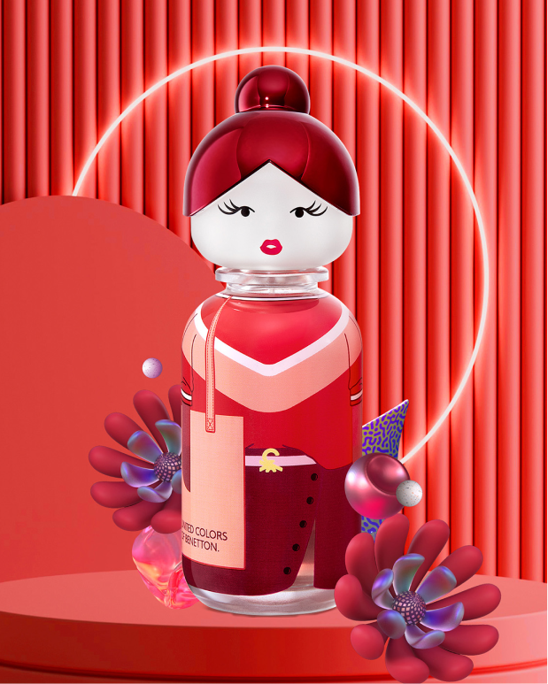 Benetton Sisterland Red Rose Fragrance 80 ml