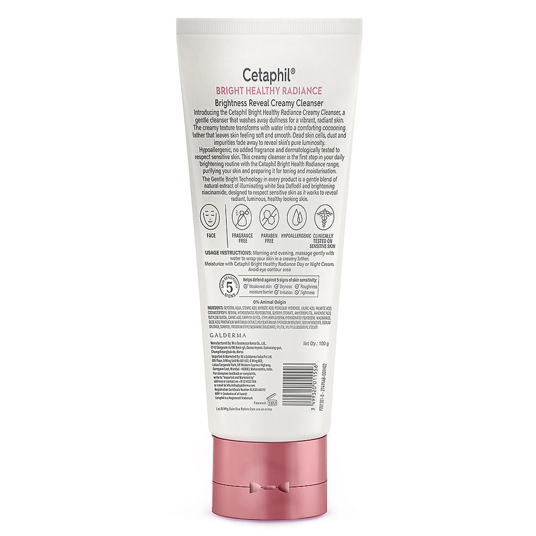 Cetaphil Bright Healthy Radiance Reveal Creamy Cleanser- (100ml)1
