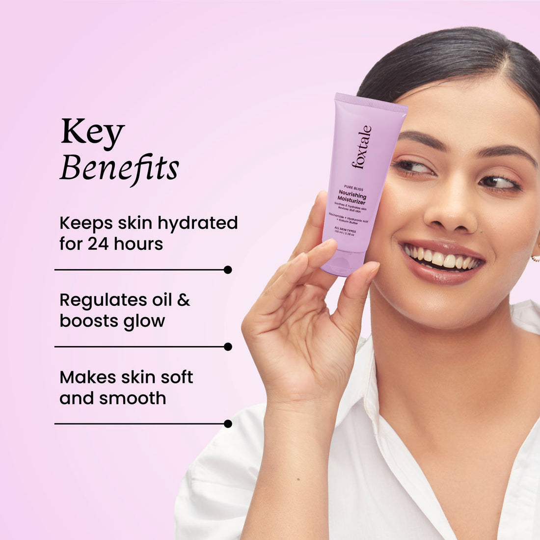 Foxtale Nourishing Moisturizer Non-greasy Hydration for a Soft Glow, 100ml2