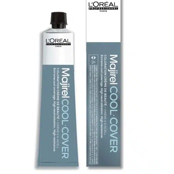 L'Oreal  Professionnel Paris - Majirel Cool Cover - 7.17 (Ash Metallic Blonde) - Mix 1:1.5 - (49.5g) - House of Ateeq