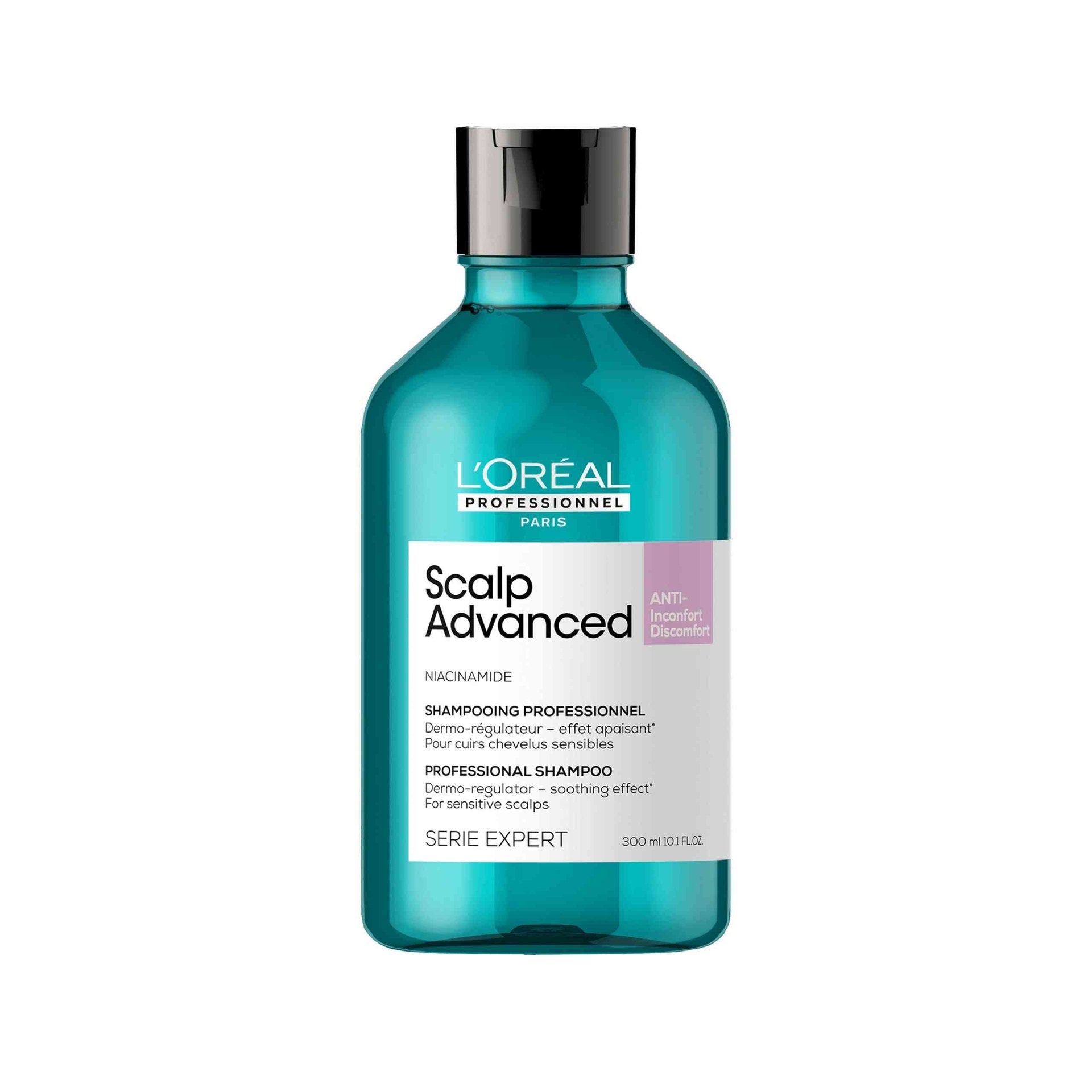 L'Oreal  Professionnel Paris Scalp Advanced Anti Inconfort Discomfort Niacinamide Shampoo, 300ml - House of Ateeq