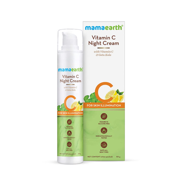 Mamaearth Vitamin C Night Cream, 50g - House of Ateeq