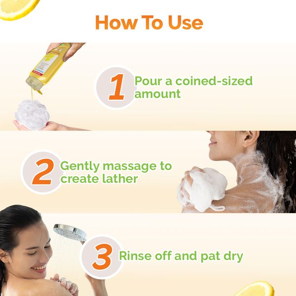 Mamaearth Refreshing Lemon Body Cleanser