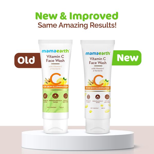 Mamaearth Vitamin C Face Wash Foam Texture Demonstration