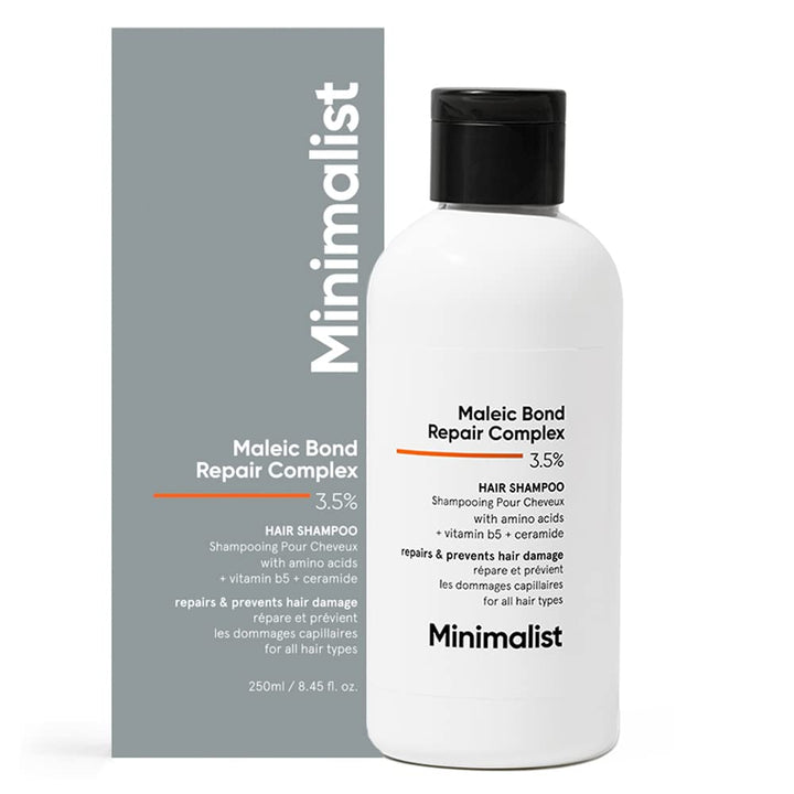 Minimalist Maleic Bond Repair Complex Hair Shampoo, 250ml - House of Ateeq