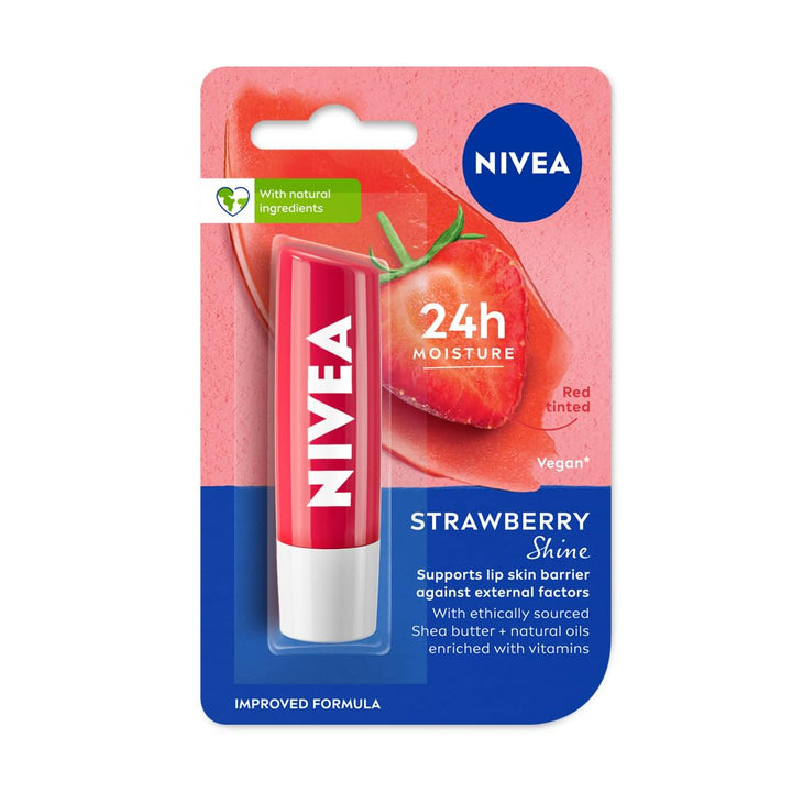Nivea Strawberry Shine Lip Balm - House of Ateeq
