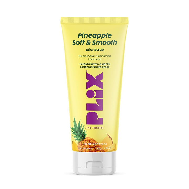 Plix Pineapple Soft & Smooth Juicy Scrub| For Bright Intimate Area, 50g
