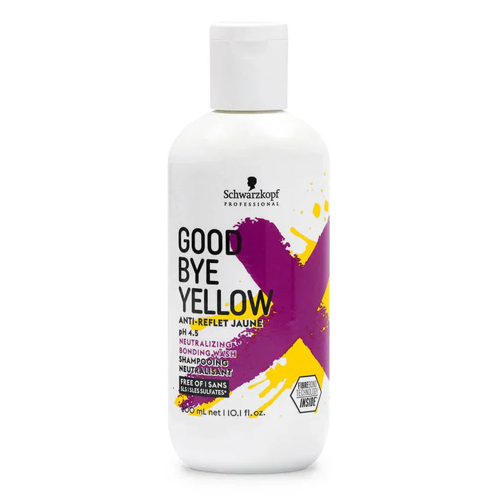 Schwarzkopf Good Bye Yellow Neutralizing Bonding Wash Shampoo - (300ml) - House of Ateeq