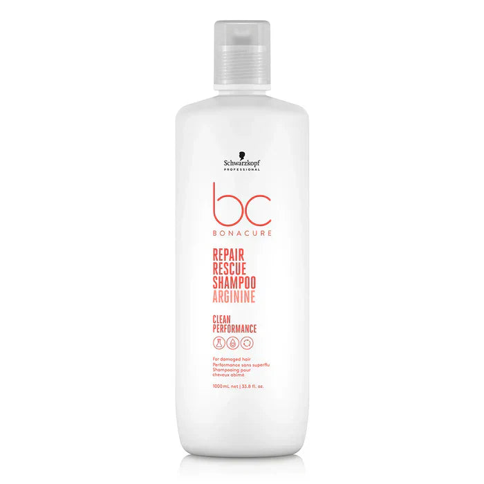 Schwarzkopf Professional BC Bonacure Repair Rescue Shampoo with Arginine - (1 Ltr) - House of Ateeq