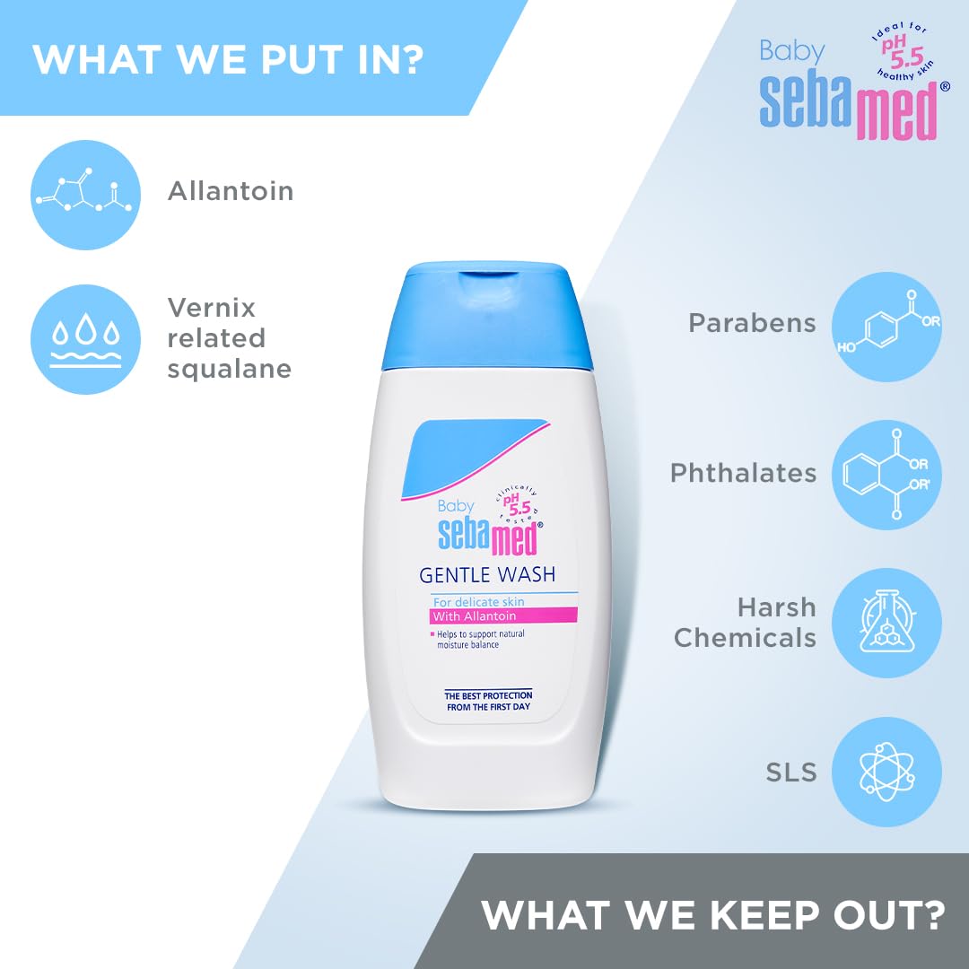 Sebamed Baby Gentle Wash, 200ml