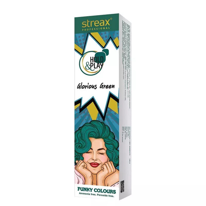 Streax Professional Glorious Green Hair Color - House of Ateeq