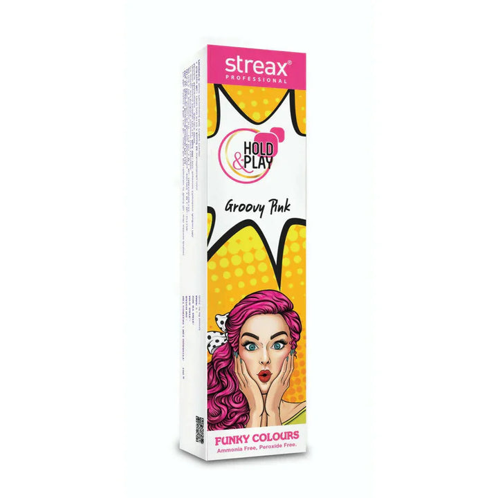Streax Professional Groovy Pink Hair Color - House of Ateeq