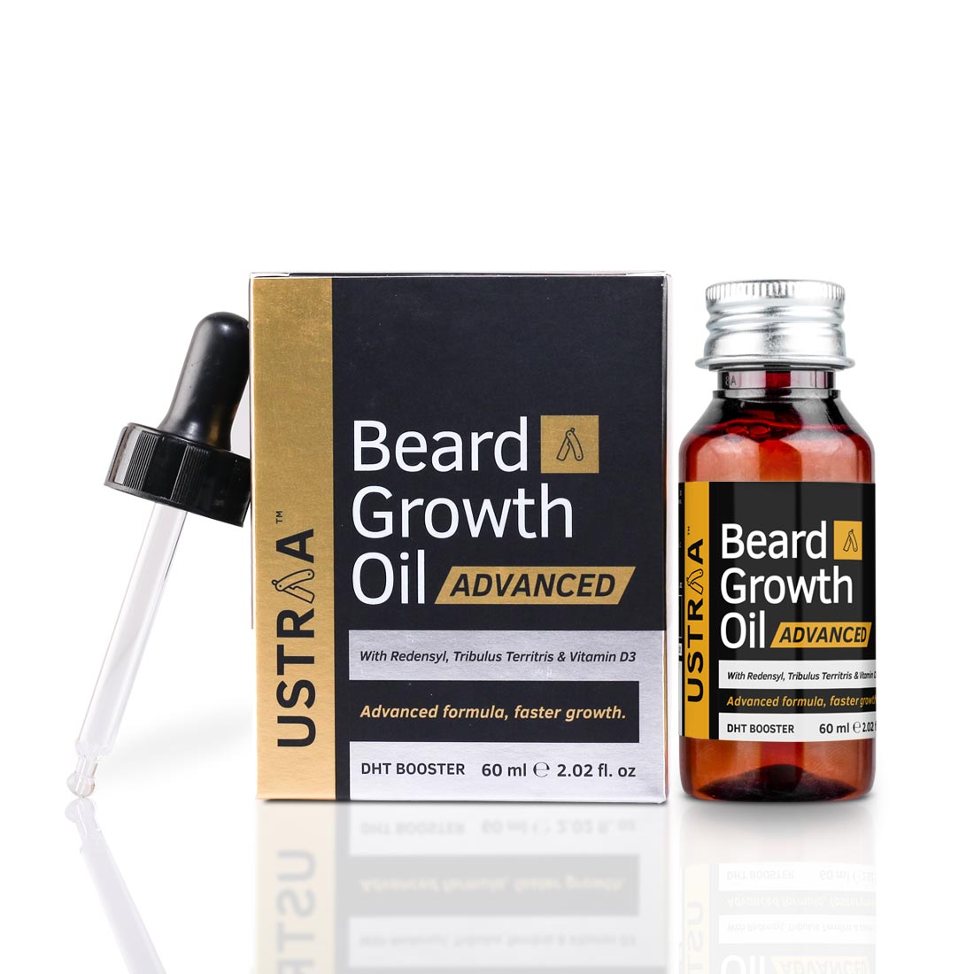 Ustraa Beard Growth Oil- Advanced, 60ml