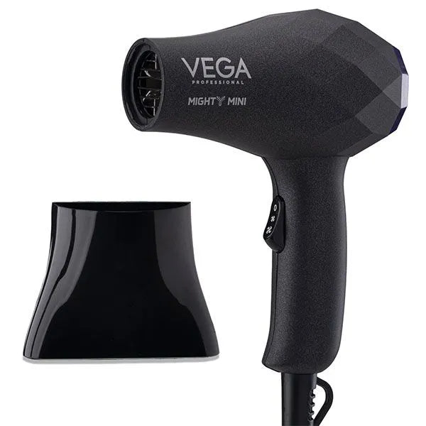 Vega VPVHD-05 Mighty Mini Black Hair Dryer - House of Ateeq