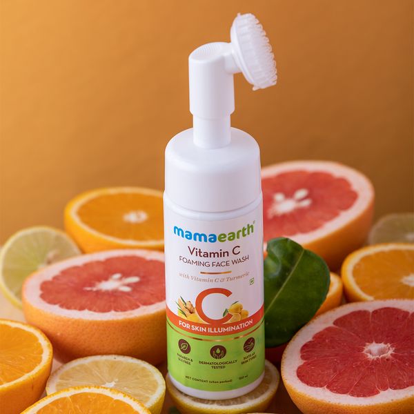 Vitamin C Face Wash for Skin Illumination Mamaearth