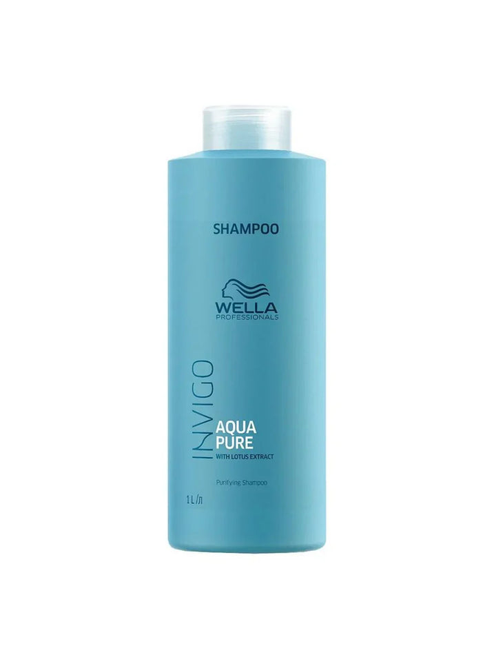 Wella Professionals Invigo Aqua Pure Purifying Shampoo,, 1000ml - House of Ateeq
