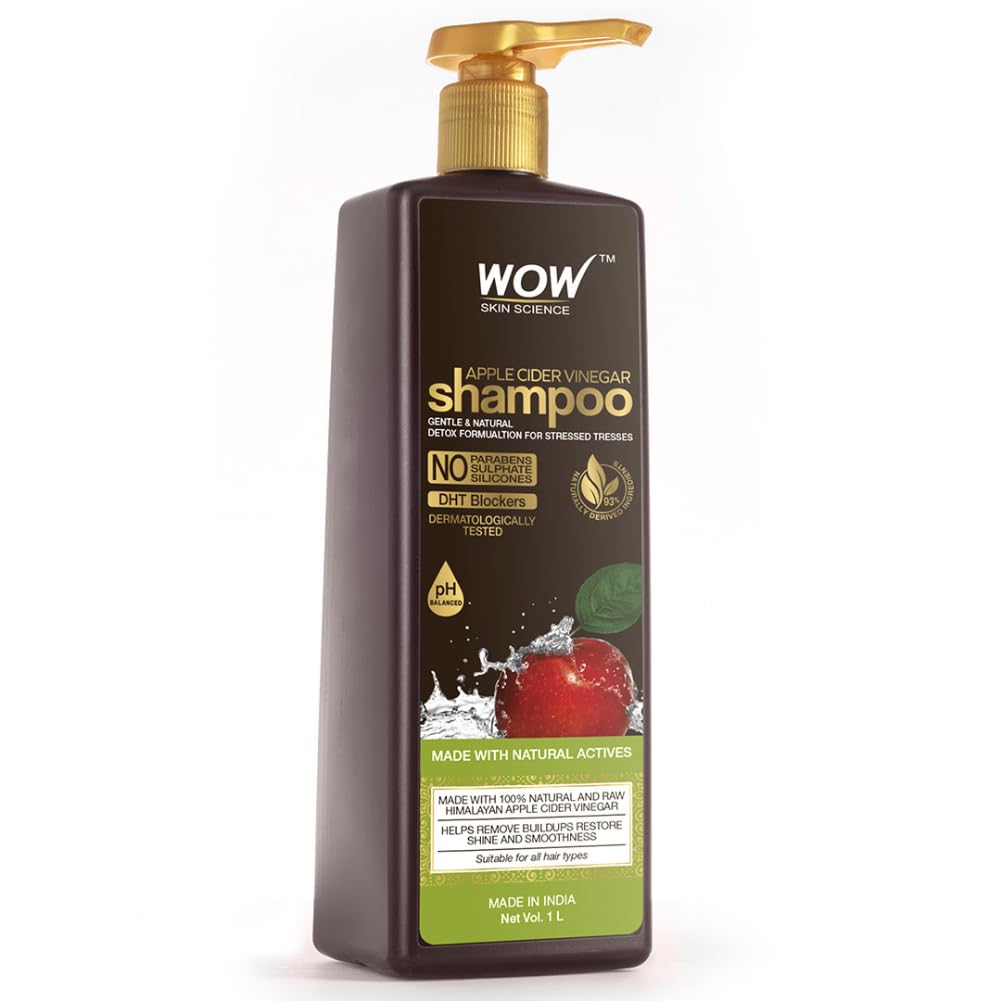 Wow Apple Cider Vinegar Shampoo,, 1000ml
